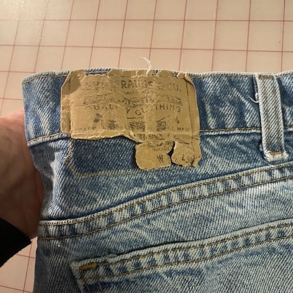 Vintage 1990s 554 Levi’s Zipper Straight 36 x 30 - Picture 6 of 8